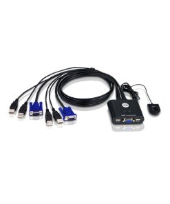 קופסת מתג עם בורר יציאות מרחוק USB ו VGA איכות וידאו מעולה ATEN CS22U (1)