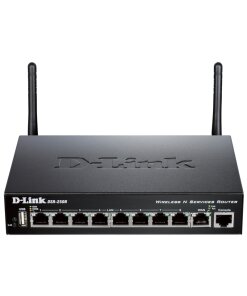 ראוטר נתב אלחוטי די-לינק DSR-250N בתקן 802.11N תומך VPN כניסת WAN 8 כניסות LAN עם USB פורט D-Link DSR-250N