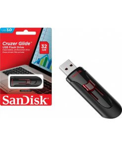 זיכרון נייד בנפח 32GB חיבור USB3.0 שחור סנדיסק SanDisk SDCZ600-032G-G35 Flash Drive