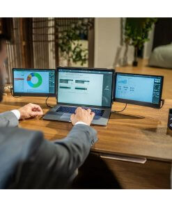 מחשב נייד עם 3 מסכים נפתחים בגודל 11.3 אינץ' באיכות FHD קל לנשיאה תואם לכל מערכות ההפעלה OFIYAA (4)