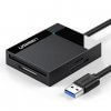 מתאם 4 חיבורים USB זכר ל SDTF Card נקבה יוגרין UGREEN 30333 4-in-1 USB 3.0 SDTF Card Reader (1)