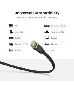 מתאם Cat7 זכר ל RJ45 זכר אורך הכבל 2 מטר יוגרין UGREEN 11260 (4)