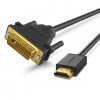 מתאם HDMI זכר ל DVI זכר אורך הכבל 2 מטר יוגרין UGREEN 10135 (3)