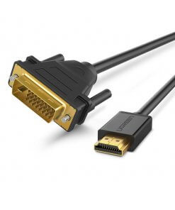 מתאם HDMI זכר ל DVI זכר אורך הכבל 2 מטר יוגרין UGREEN 10135 (3)