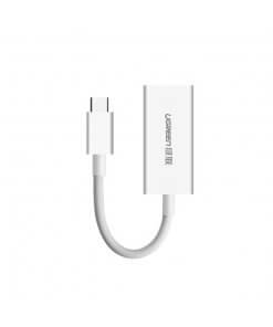 מתאם Type-C נקבה ל DP זכר יוגרין איכות 4K אורך הכבל 15סמ UGREEN 40372 (2)