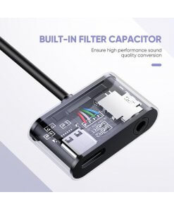 מתאם אוזניות Type-C זכר ל AUX3.5 נקבה יוגרין UGREEN 50596 Type-C to 3.5mm Jack Headphone Adapter (6)