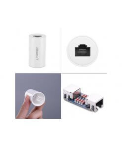 מתאם (מופה) הארכת חיבור אינטרנט משולב להגנה מפני ברקים יוגרין UGREEN 20391 (2)