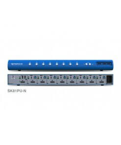 קופסת מיתוג 8 חיבורי HDMI עם חיבור מאובטח HighSecLabs CPN12602 SK81HU-N 8-Port 4K HDMI Video KVM switch
