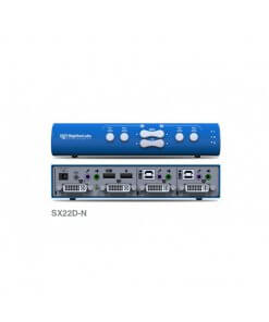 קופסת מיתוג חיבור DVI עם חיבור מאובטח HighSecLabs CPN11416 SX22D-N 2-Port x 2 DVI-I Video KVM Mini-Matrix switch (1)