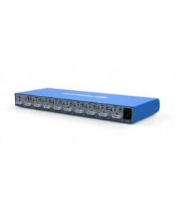קופסת מיתוג חיבור DVI עם חיבור מאובטח HighSecLabs CPN13149 SX82DU-N 8-Port x 2 DVI-I Video KVM Mini-Matrix switch (3)