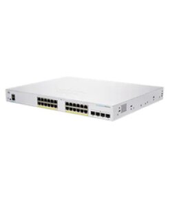רכזת סיסקו 24 יציאות מתג שולחני מנוהל Cisco CBS250-24PP-4G-EU Business Switch