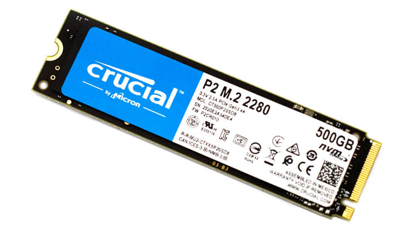Crucial SSD 500GB P2 M.2 3D NAND NVMe PCIe