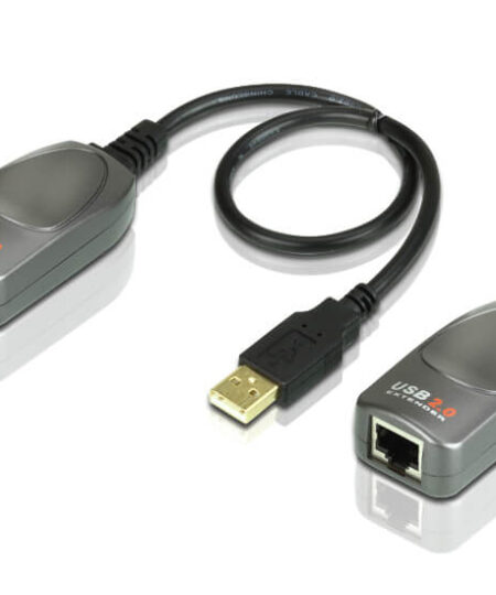 מאריך USB2.0 CAT 5 עד 60 מטר מהירות מלאה ATEN UCE260 USB 2.0 Cat 5 Extender