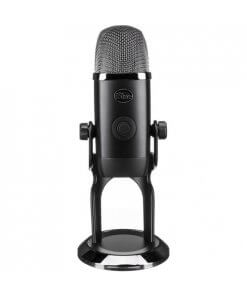 מיקרופון חיבור USB כולל שקע 3.5 אוזניות מובנה איכות שידור גבוהה כולל מעמד לוגיטק Logitec 988-000105 Blue Yeti X USB Microphone (2)