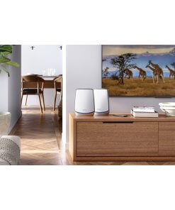 נתב ראוטר אלחוטי+ לווין מהירות גבוהה נתגר NETGEAR RBK852 AX6000 Orbi Tri-Band WiFi 6 Mesh System Nighthawk (1)