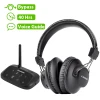 סט אוזניות Bluetooth לטווח ארוך כולל משדר לטלוויזיה Avantree | AV-BTHT-5009-BLK | HT5009
