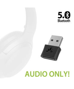 משדר אודיו USB5.0 ללא מנהל התקן, חביון נמוך של aptX, Plug&Play, למחשב מק, לינוקס Avantree | AV-BTDG-80-BLK | DG-80