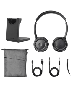 אוזניות Bluetooth 5.0 aptX-HD עם מיקרופון ומעמד טעינה Avantree | AV-BTHS-AH6-TTN | HS-AH6