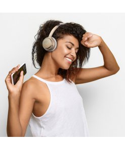 אוזניות סטריאו אלחוטיות Bluetooth 5.0 עם מיקרופון מובנה Avantree AV-BTHS-AH6B-BLK AH6B (2)