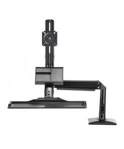 זרוע ישיבה עמידה הידראולית למסך מחשב מקלדת ועכבר + 2 חיבורי טעינה NORTH BAYOU NB-35 (1)