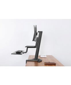 זרוע ישיבה עמידה הידראולית למסך מחשב מקלדת ועכבר + 2 חיבורי טעינה NORTH BAYOU NB-35 (4)