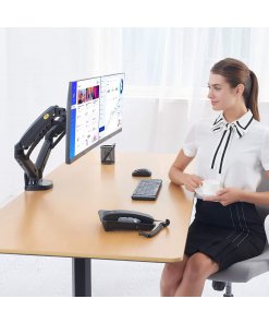 זרוע צג ל 2 מסכים ארגונומית גודל מסך 17-27 אינץ' NORTH BAYOU F160 (2)