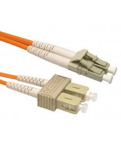 מגשר אופטי OM1 דופלקס SC-LC באורך 1 מטר TOPX OPT021-1