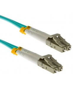 מגשר אופטי מולטימוד OM3 דופלקס LC-LC באורך 10 מטר TOPX OPT010-10