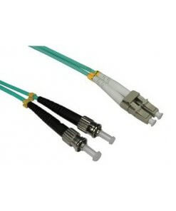 מגשר אופטי מולטימוד OM3 דופלקס ST-LC באורך 1 מטר TOPX OPT050-1