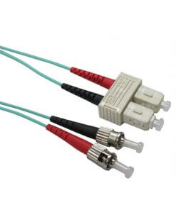 מגשר אופטי מולטימוד OM3 דופלקס ST-SC באורך 5 מטר TOPX OPT040-5