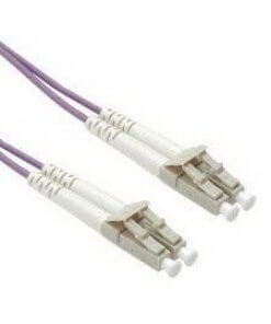 מגשר אופטי מולטימוד OM4 דופלקס LC-LC באורך 4 מטר TOPX OPT012-4