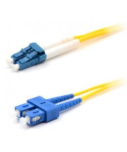 מגשר אופטי סינגל מוד דופלקס SC-LC באורך 1.5 מטר TOPX OPT024-1.5