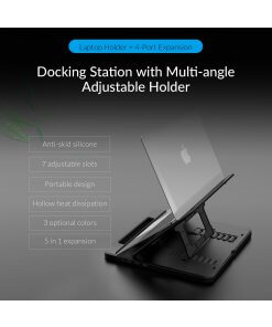 מעמד למחשב נייד כולל תחנת עגינה ORICO NSN-3AC (2)