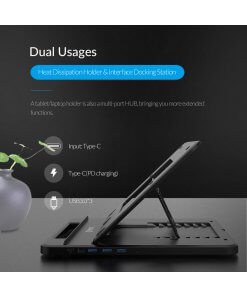 מעמד למחשב נייד כולל תחנת עגינה ORICO NSN-3AC (3)