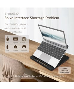 מעמד למחשב נייד כולל תחנת עגינה ORICO NSN-3AC (5)