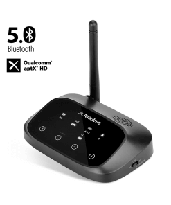 מקלט משדר לטווח ארוך Bluetooth 5.0 aptX HD בצבע שחור Avantree AV-BTTC-500P-GRY1 Oasis Plus