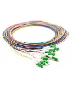 סט פיגטייל אופטי לריתוך 12 צבעים LCAPC SM 1.5M סיב אופטי TOPX OPT540-1.5