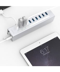 רכזת USB3.0 עם מתאם מתח ORICO A3H10 (2)