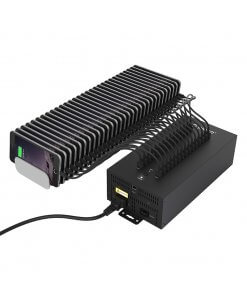 רכזת תעשייתית עם כבל נתונים ומתלה נשלף מפלדה 30 יציאות ORICO IH30P USB2 (3)