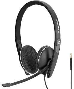 אוזניות מדונה סטריאו משולב בקרת שליטה מיקרופון מתכוונן לנוחות מרבית sennheiser SC165 Type-C (2)
