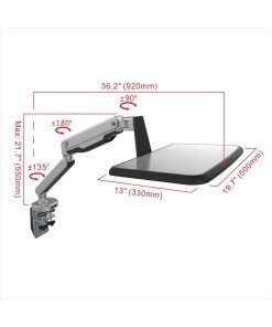 זרוע ארגונומית למחשב נייד Loctek W72