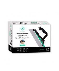 זרוע שולחנית לשני מוניטורים עד 27 אינץ' SIH MO2B (1)