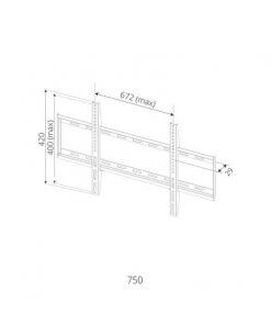 זרוע תלייה קבועה עד 80 אינץ' SIH 750B (1)