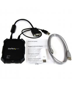 כבל מתאם עבור ממשק קופסת מיתוג מוקשחת מסוף KVM למחשב נייד StarTech NOTECONS02X (3)