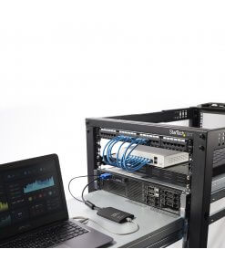 כבל מתאם עבור ממשק קופסת מיתוג מסוף KVM ל- USB 2.0 למחשב נייד StarTech NOTECONS01 (5)