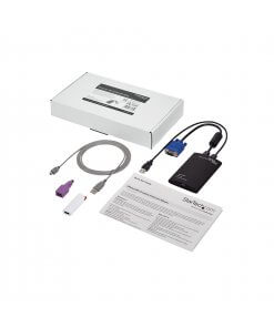 כבל מתאם עבור ממשק קופסת מיתוג מסוף KVM ל- USB 2.0 למחשב נייד StarTech NOTECONS01 (7)