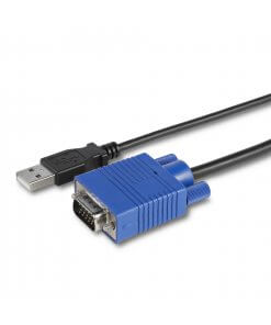 כבל מתאם עבור ממשק קופסת מיתוג מסוף KVM עם העברת קבצים וצילום וידאו USB 2.0 למחשב נייד StarTech NOTECONS02 (1)