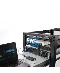 כבל מתאם עבור ממשק קופסת מיתוג מסוף KVM עם העברת קבצים וצילום וידאו USB 2.0 למחשב נייד StarTech NOTECONS02 (3)