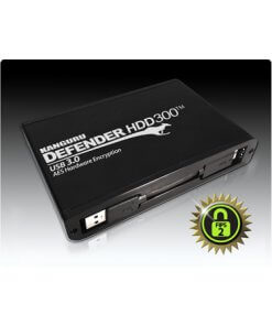 כונן מאובטח SSD 4TB מוצפן לחומרה FIPS 140-2 חיבור USB3.0 ניתנת לניהול מרחוק Kanguru KDH3B-300F-4TS