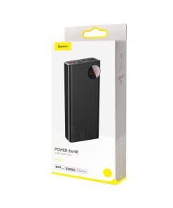 מטען נייד PRO אלחוטי לסמארטפון תצוגה דיגיטלית בצבע שחור Baseus PPMY-A01 20000MAH USB Type-C 45W (4)